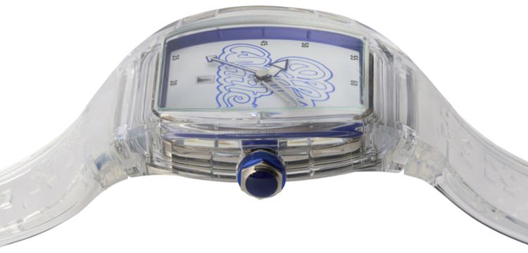Off White Beat Synthetic Watch Transparent