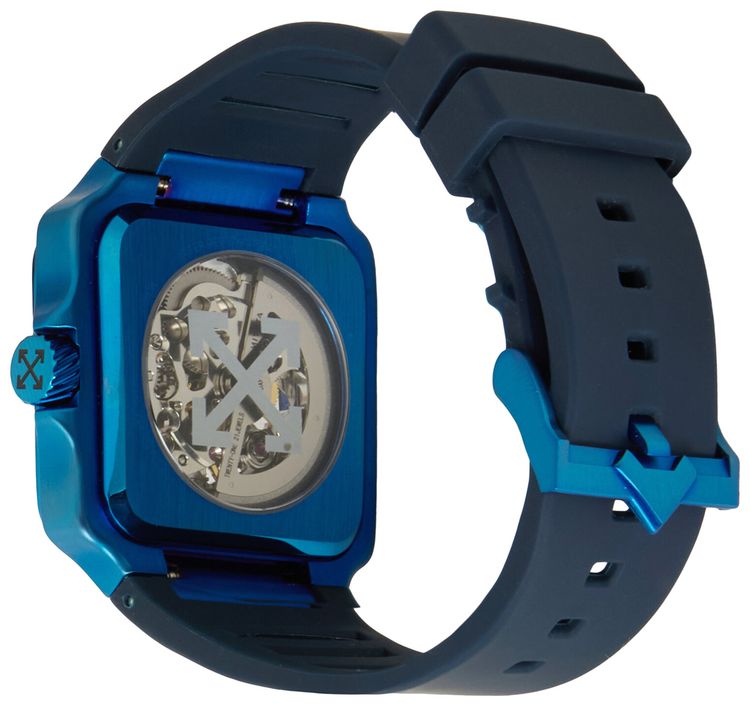 Off White Proto Auto Silicone Watch Blue