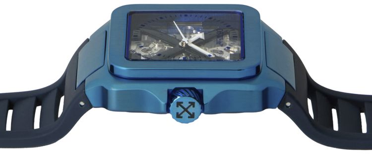 Off White Proto Auto Silicone Watch Blue