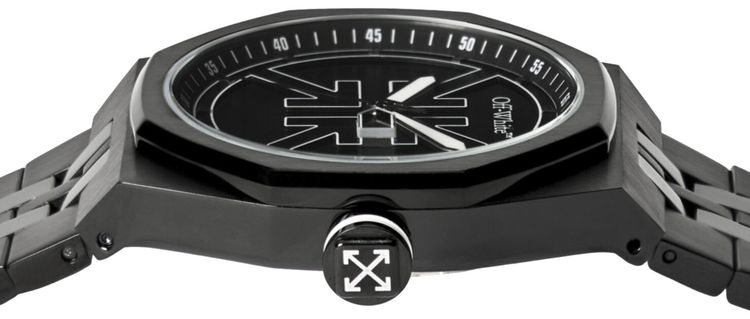 Off White No Grid Bracelet Watch Black