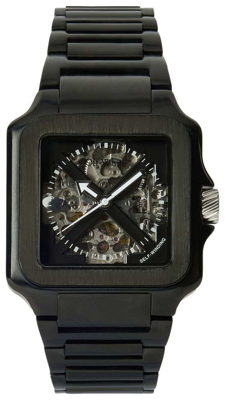 Off White Proto Auto Bracelet Watch Black