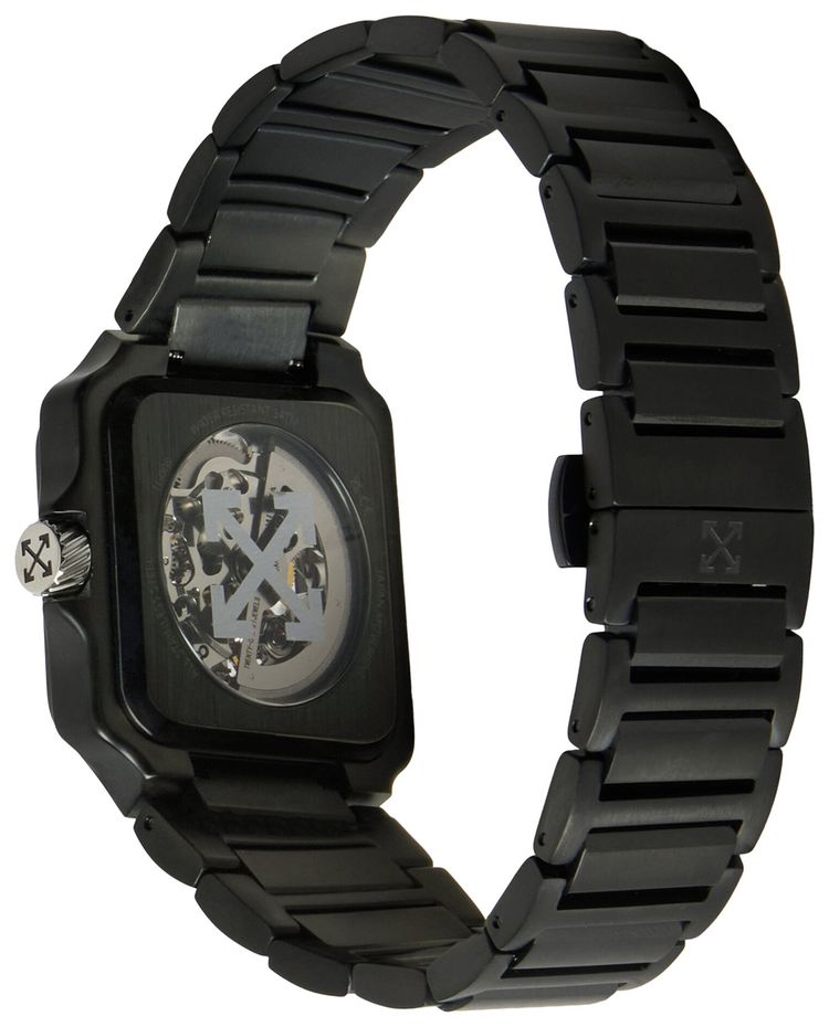 Off White Proto Auto Bracelet Watch Black