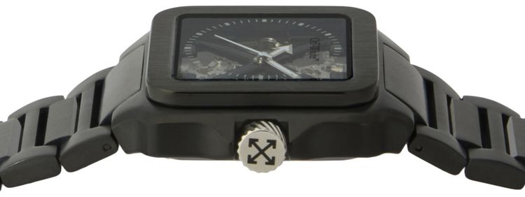 Off White Proto Auto Bracelet Watch Black
