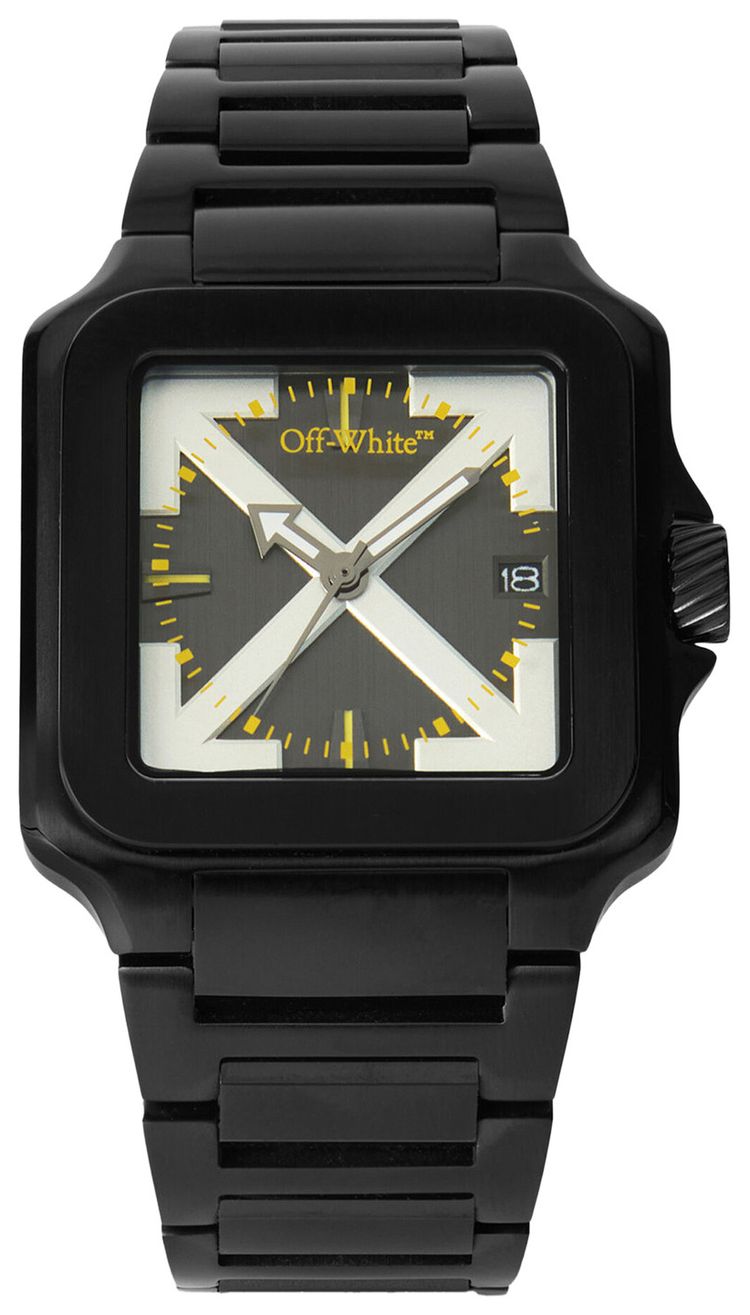 Off White Proto Layer Bracelet Watch Black
