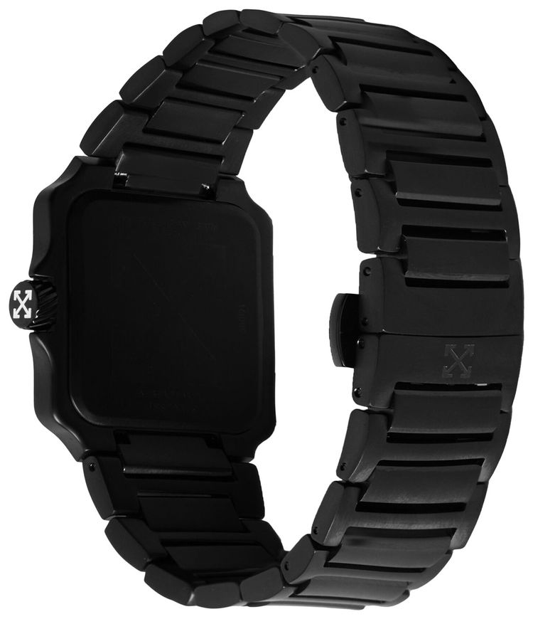 Off White Proto Layer Bracelet Watch Black