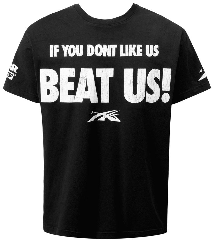 Hellstar Beat Us T Shirt Black
