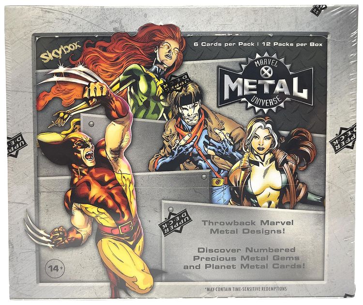 2020 21 Upper Deck Marvel X Men Metal Universe Hobby Box