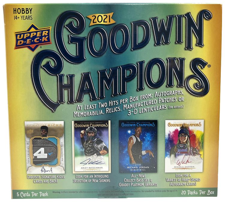 2021 Upper Deck Goodwin Champions Hobby Box