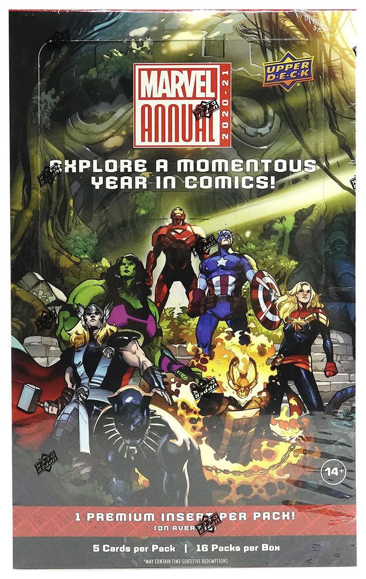 2020 21 Upper Deck Marvel Annual Trading Card Hobby Box