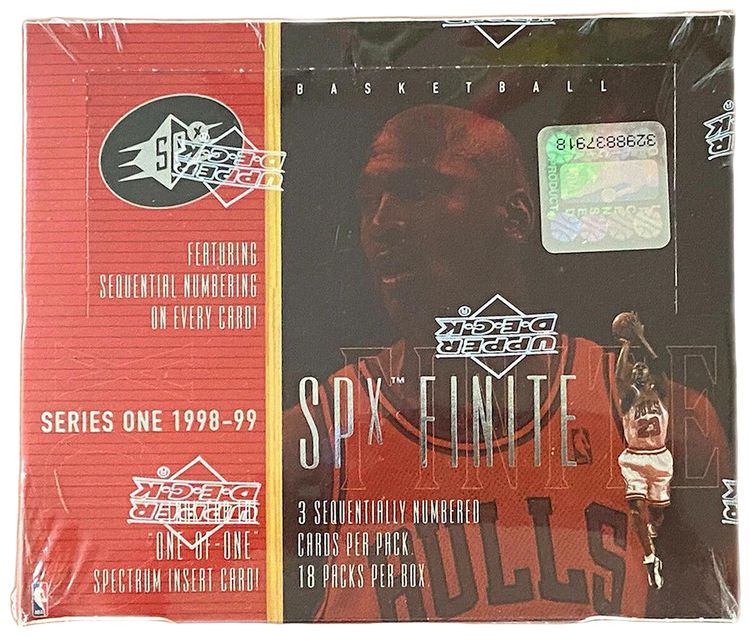 1998 99 Upper Deck SPX Finite Series 1 Basketball Hobby Box