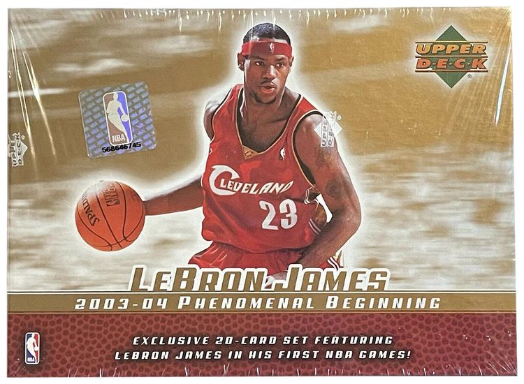 2003 04 Upper Deck Phenomenal Beginning LeBron James Basketball Box Set