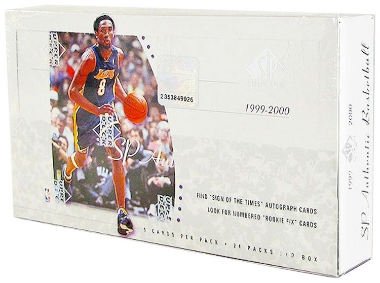 1999 00 Upper Deck SP Authentic Basketball Box