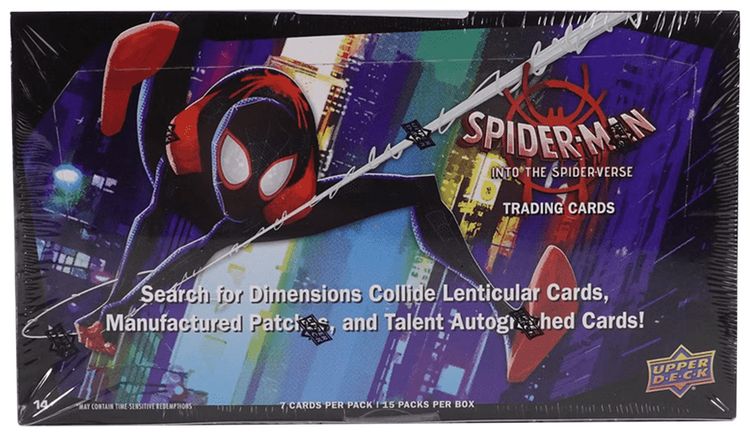 2022 Upper Deck Marvel Spider Man Into The Spider Verse Hobby Box