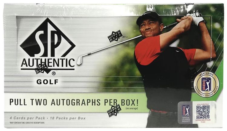 2021 Upper Deck SP Authentic Golf Hobby Box
