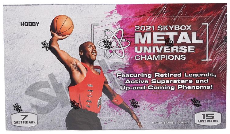 2021 Upper Deck Skybox Metal Universe Champions Hobby Box