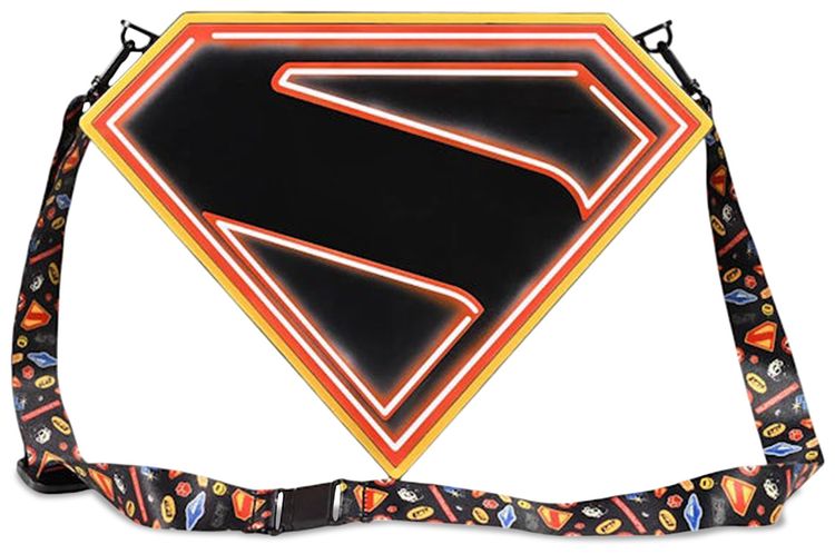DC Comics Supergirl S Shield Glow In The Dark Popcorn Bucket With Lanyard