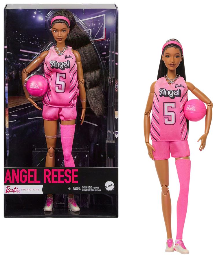 Angel Reese Signature Barbie Doll