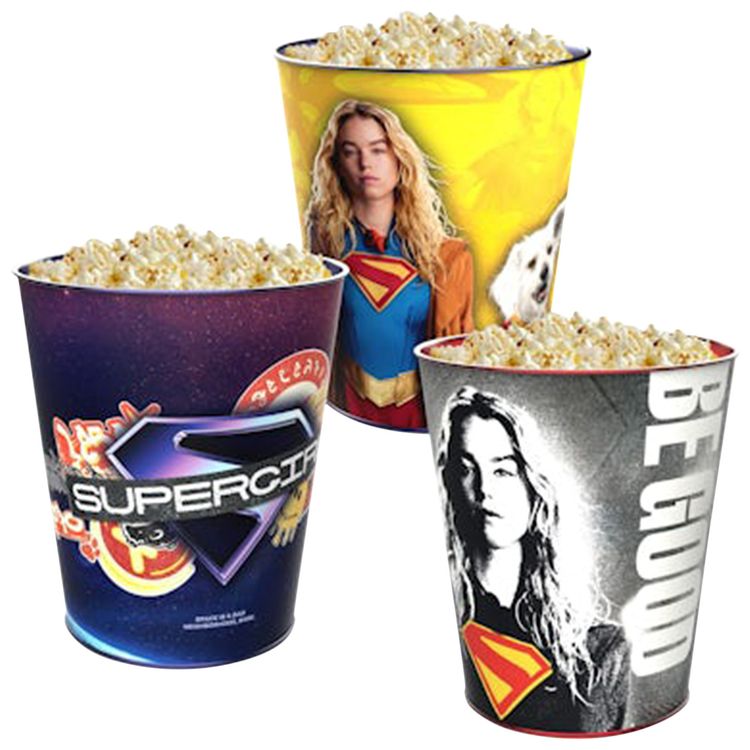 DC Comics Supergirl Popcorn Bucket Set Of 3