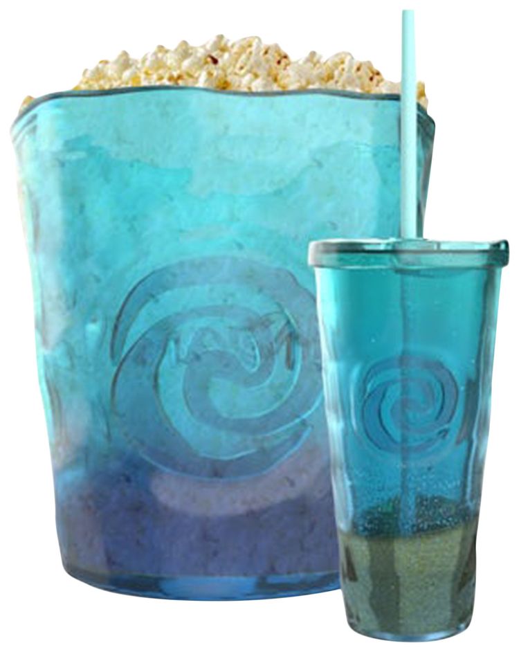 Disney Moana Water Ripple Popcorn Bucket  Cup Combo