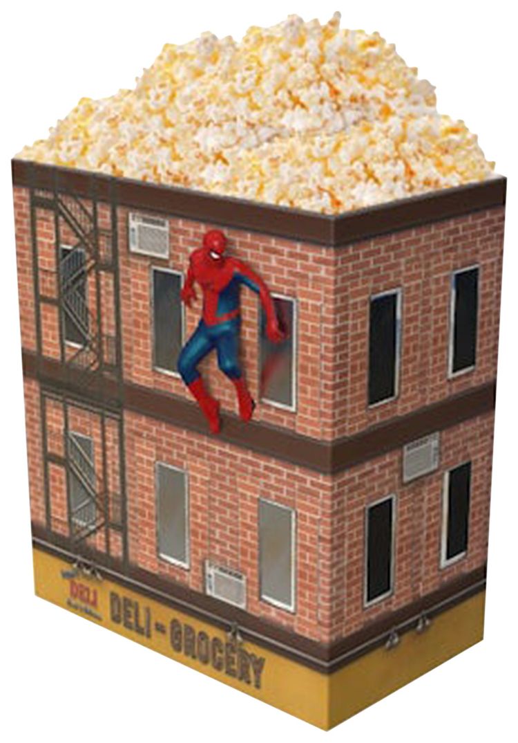 Marvel Comics Spider Man Brand New Day Building Popcorn Bucket