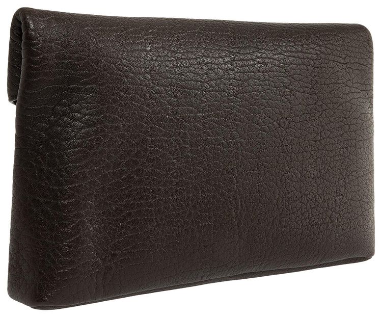 Saint Laurent Cassandre Envelope Pouch Chocolate Noir