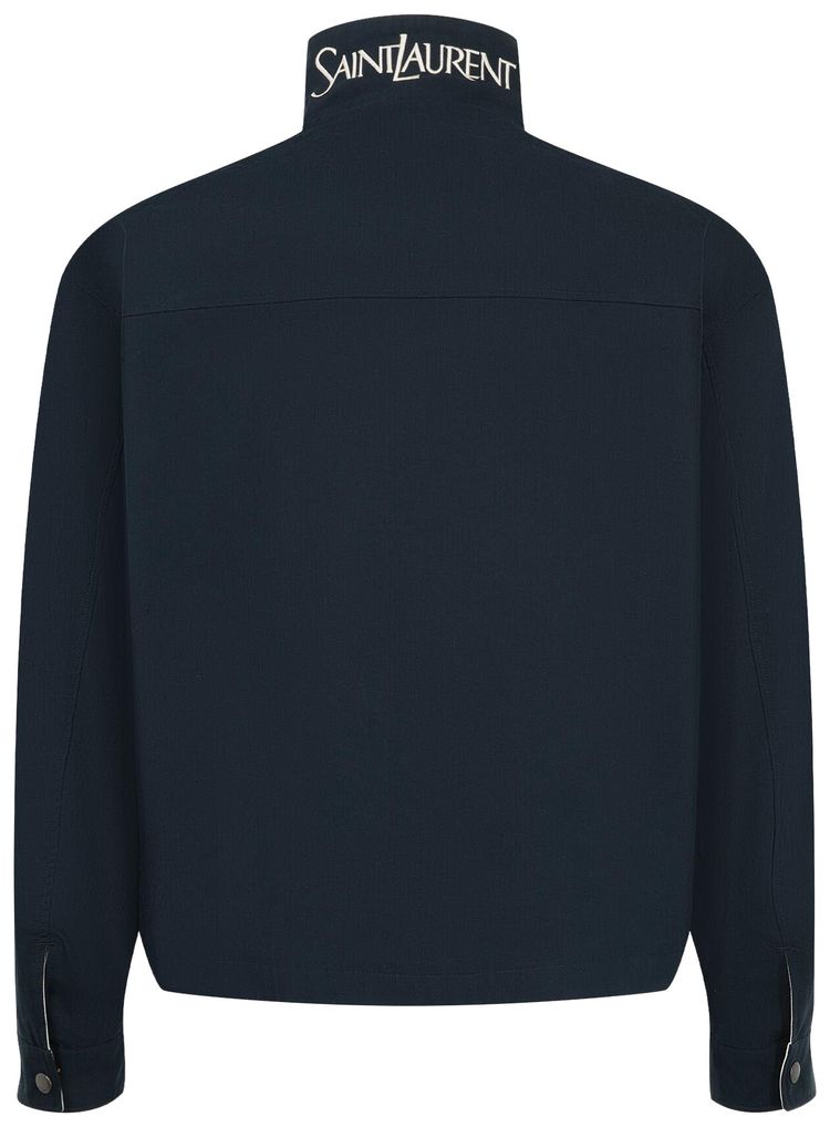 Saint Laurent Reversible Blouson NavyEcru