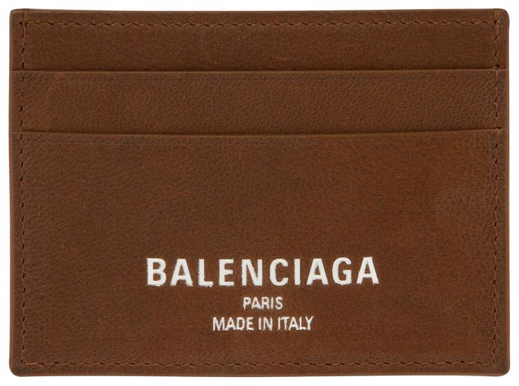 Balenciaga Credit Card Holder Caramel