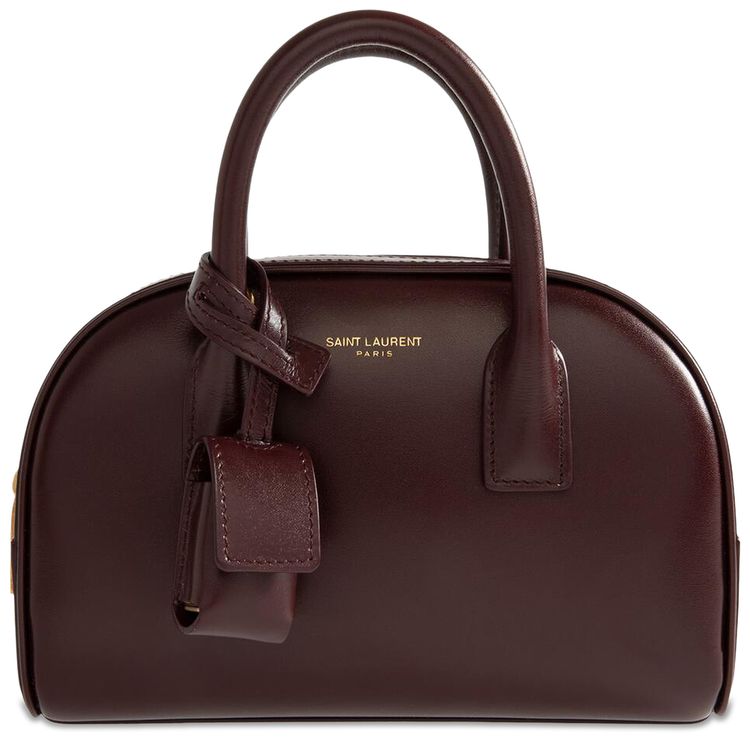 Saint Laurent Mini Boston Bag Hot Wine