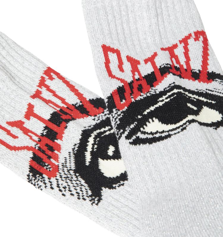 Saint Michael Socks Eye Grey