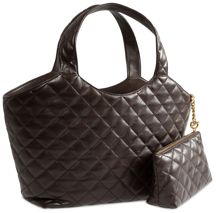 Saint Laurent Icare Shopping Bag Chocolate Noir