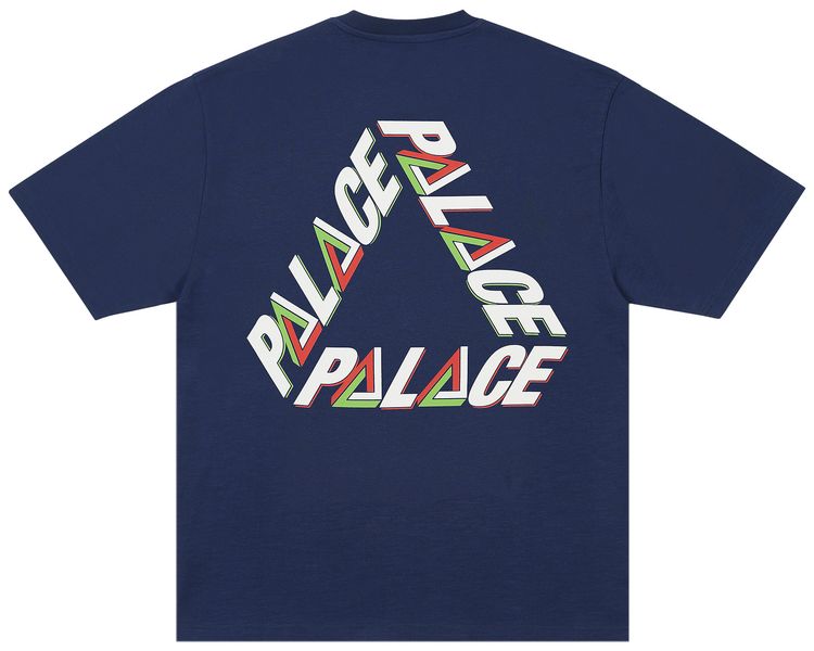 Palace Colour P3 T Shirt Navy