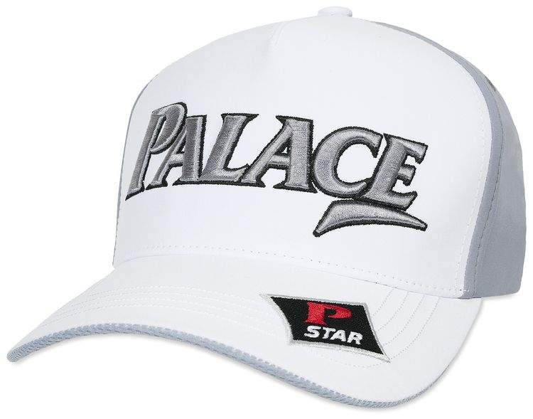 Palace Golf P Frame 5 Panel Snapback WhiteGrey