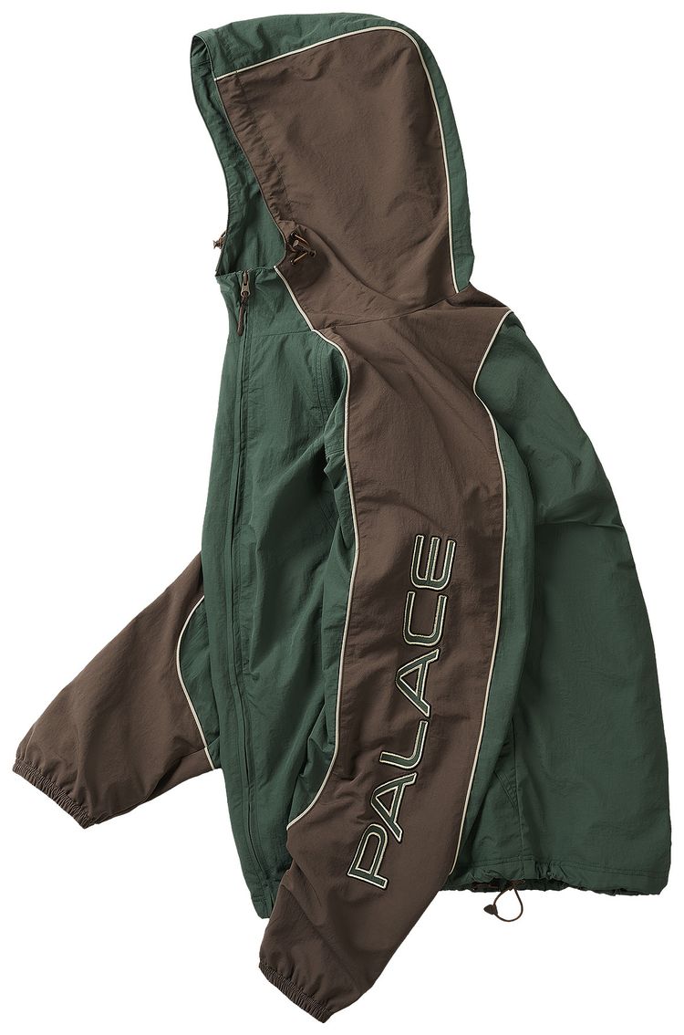 Palace Piped Shell Jacket Racey Green
