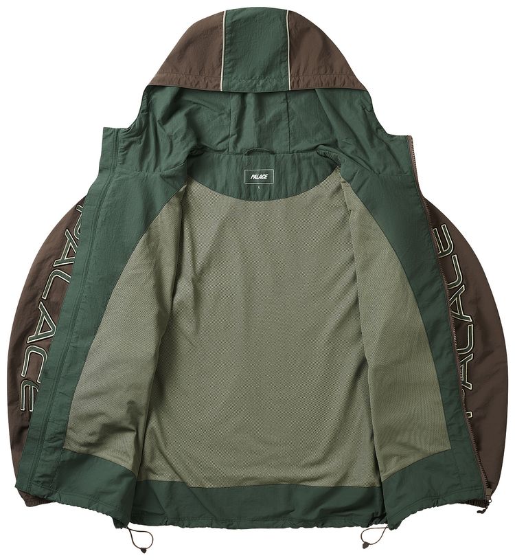 Palace Piped Shell Jacket Racey Green