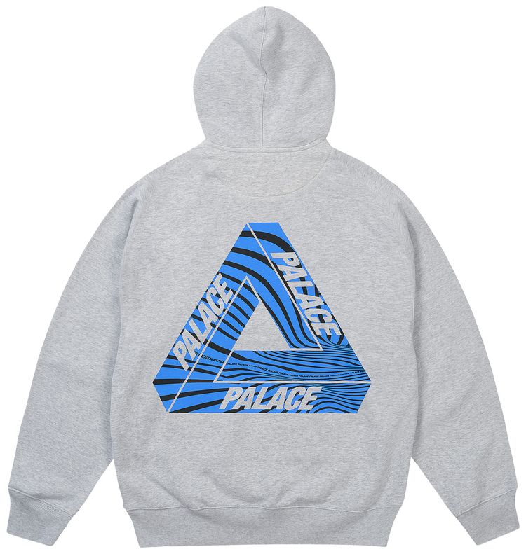 Palace Tri Vortex Hood Grey Marl