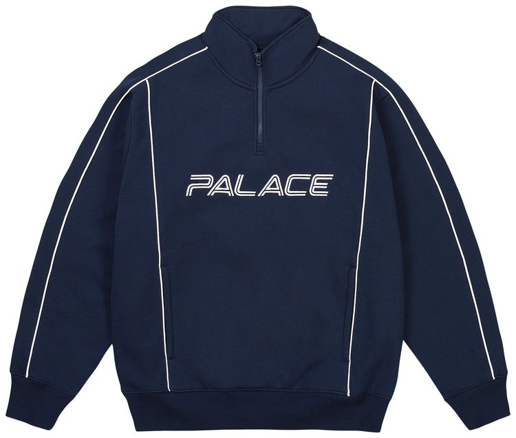 Palace Piped 46026 Zip Navy