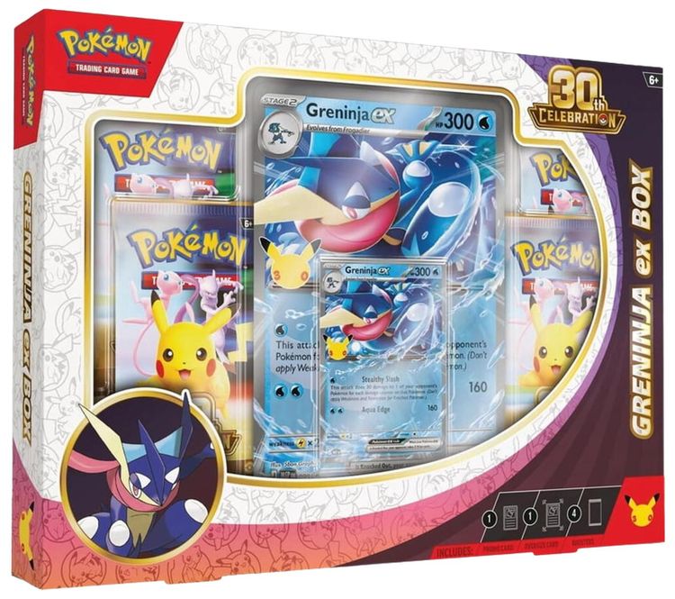 Pokemon 30th Celebration Pokemon ex Box Greninja ex