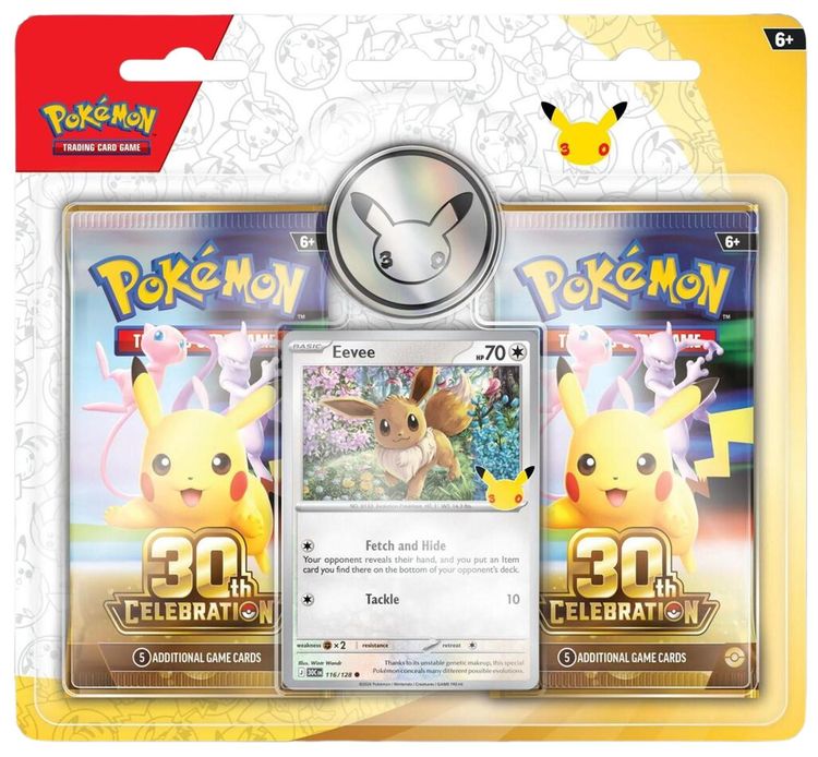 Pokemon 30th Celebration 2 Pack Blister Eevee