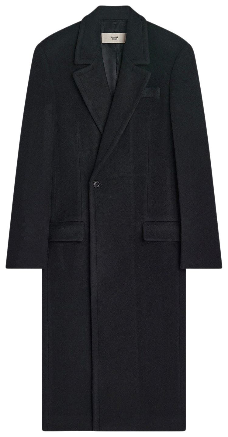 Phoebe Philo Classic Coat Black