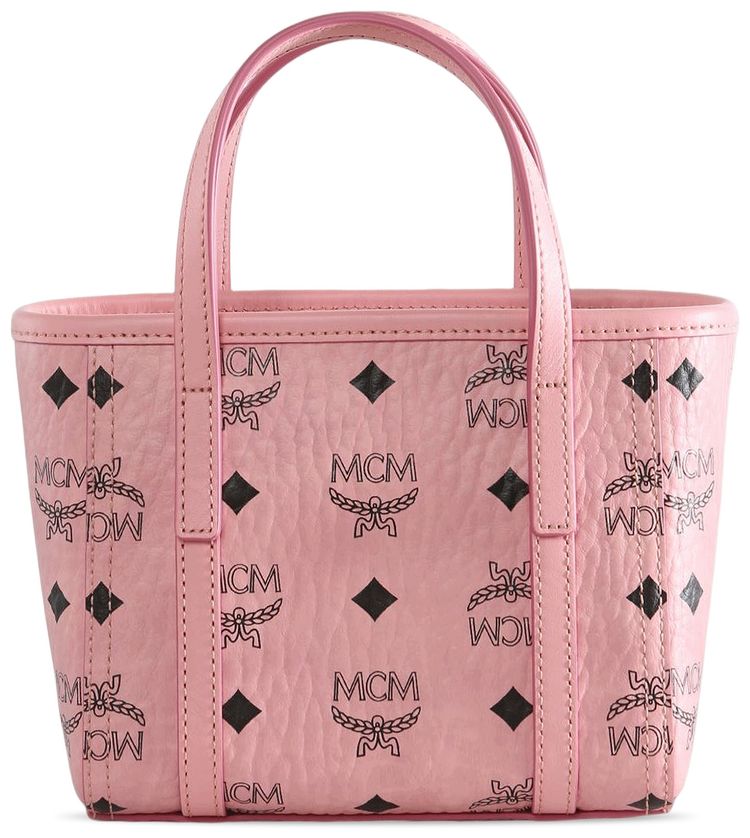 MCM Toni Vi X Mini Shopper Soft Pink
