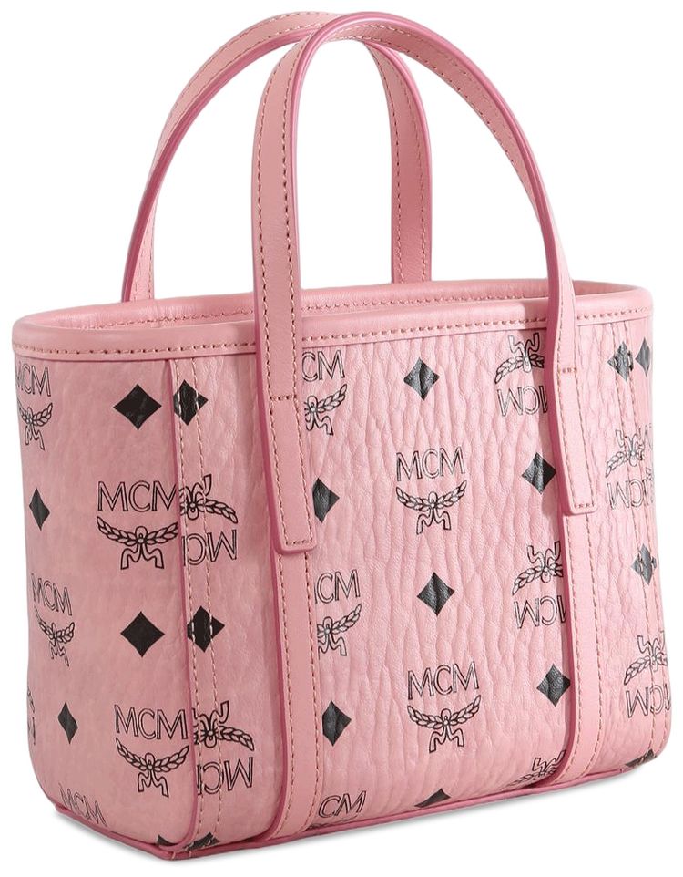 MCM Toni Vi X Mini Shopper Soft Pink