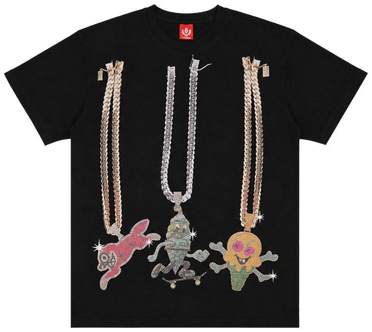 Icecream Ginger Ale Short Sleeve Tee Black