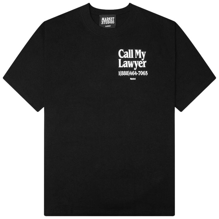 Market Flip The Bird T Shirt Black