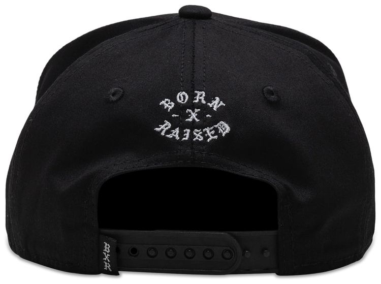 Born x Raised Paranoia Crest Snapback Black