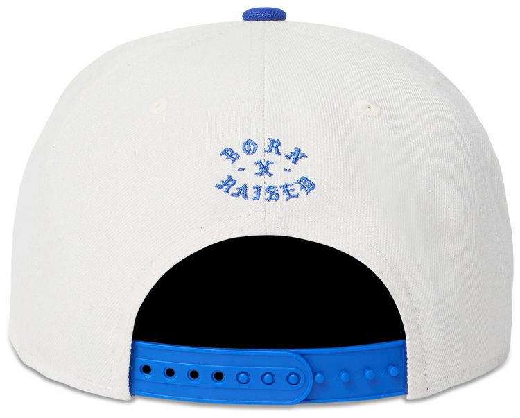 Born x Raised University Snapback CreamBlue