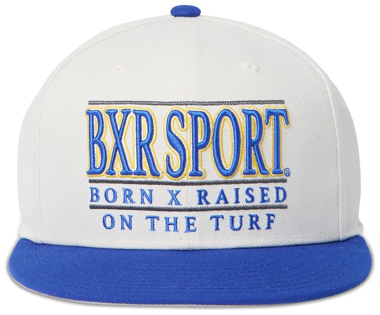 Born x Raised University Snapback CreamBlue