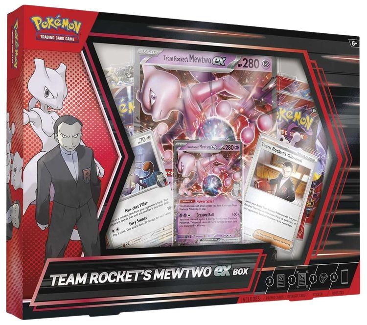 Pokemon Team Rockets Mewtwo ex Box