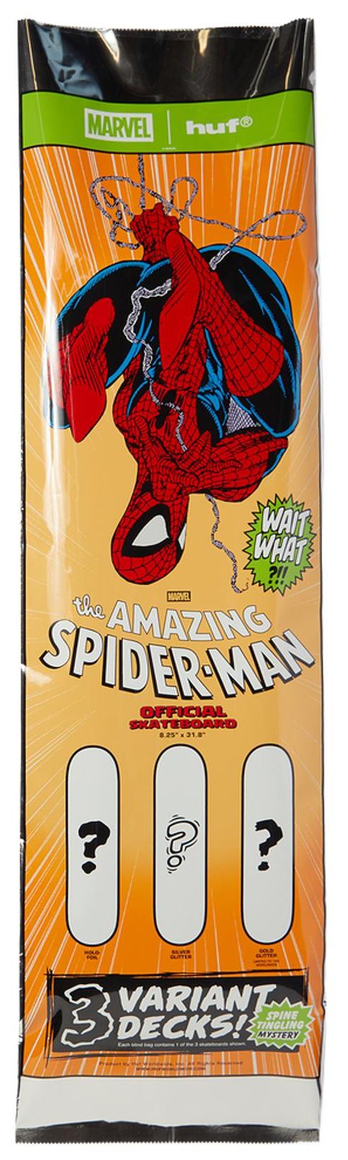 HUF x Spider Man Issue 321 Blind Bag Deck Mystery