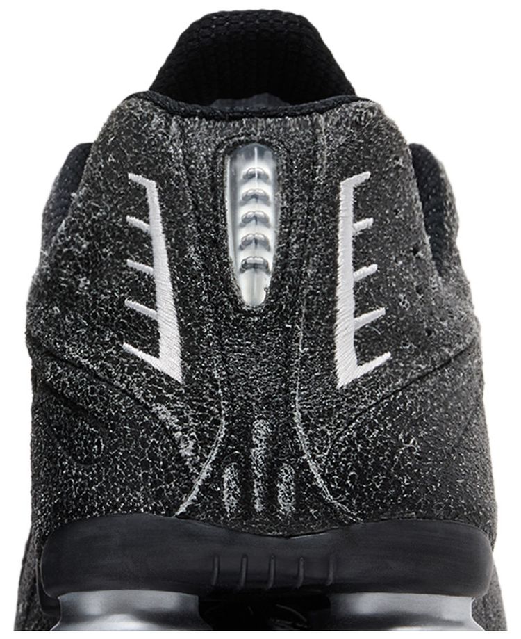 Nike Shox R4 Black Distressed Leather