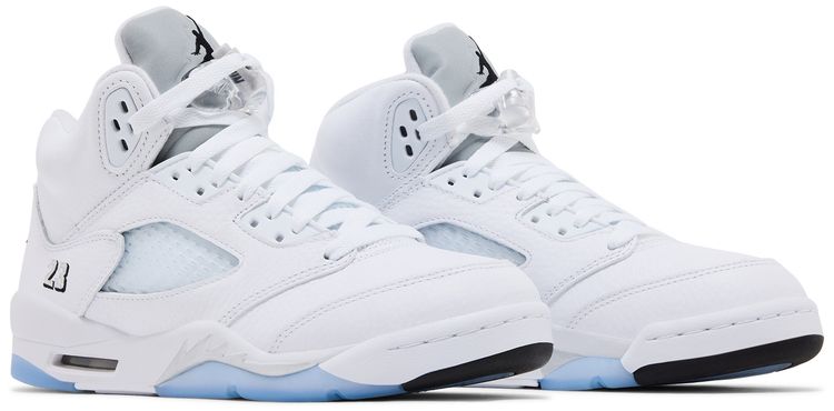 Air Jordan 5 GS White Metallic